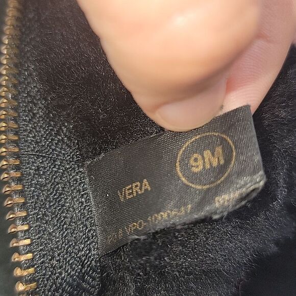 Cougar Shearling Vera Waterproof Platform Chelsea Black Suede Women's Boots - Picture 12 of 15